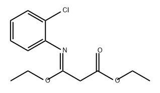 Propanoic acid, 3-[(2-chlorophenyl)imino]-3-ethoxy-, ethyl ester, (3Z)-|