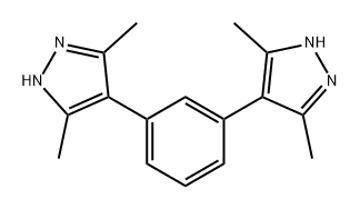 1H-PYRAZOLE, 4,4'-(1,3-PHENYLENE)BIS[3,5-DIMETHYL-,872576-53-9,结构式