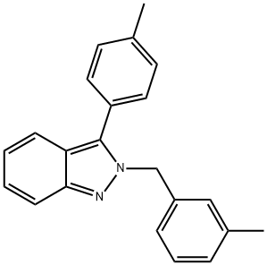 2-(3-Methylbenzyl)-3-(p-tolyl)-2H-indazole Structure