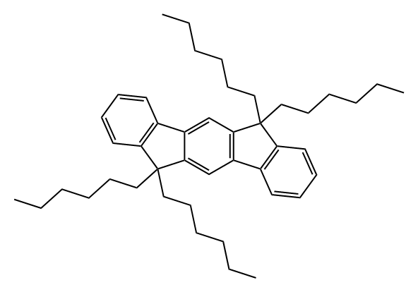Indeno[1,2-b]fluorene, 6,6,12,12-tetrahexyl-6,12-dihydro-