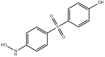 Dapsone Impurity: 4-Hydroxyamino-4'-hydroxydiphenylsulfone Struktur
