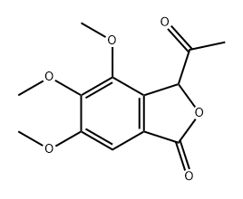 1(3H)-Isobenzofuranone, 3-acetyl-4,5,6-trimethoxy-