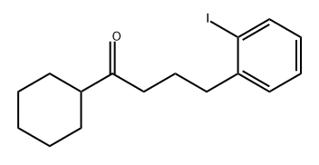 1-Butanone, 1-cyclohexyl-4-(2-iodophenyl)- Structure