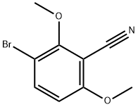 3-Bromo-2,6-dimethoxybenzonitrile Structure