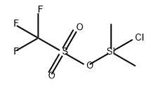 氯-二甲基硅烷基 三氟甲磺酸盐,873013-48-0,结构式