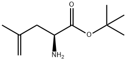 4-Pentenoic acid, 2-amino-4-methyl-, 1,1-dimethylethyl ester, (S)- (9CI) Struktur