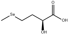 Butanoic acid, 2-hydroxy-4-(methylseleno)-, (2S)-,873660-46-9,结构式