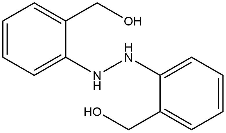 Benzyl alcohol, o,o′-hydrazobis- Structure