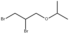 Propane, 1,2-dibromo-3-(1-methylethoxy)- Structure