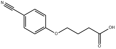 Butanoic acid, 4-(4-cyanophenoxy)- 结构式