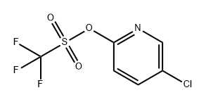 Methanesulfonic acid, 1,1,1-trifluoro-, 5-chloro-2-pyridinyl ester Struktur
