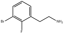 Benzeneethanamine, 3-bromo-2-fluoro- 结构式