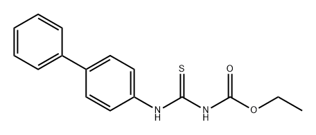 Carbamic acid, [([1,1'-biphenyl]-4-ylamino)thioxomethyl]-, ethyl ester (9CI),874298-48-3,结构式