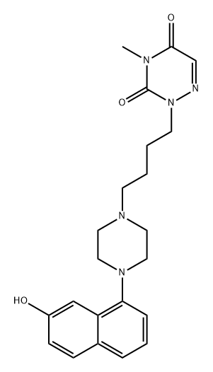 874471-23-5 4-methyl-2-(4-(4-(7-hydroxynaphtalene-1-yl)piperazinyl)butyl)-3,5-dioxo-(2H,4H)-1,2,4-triazine