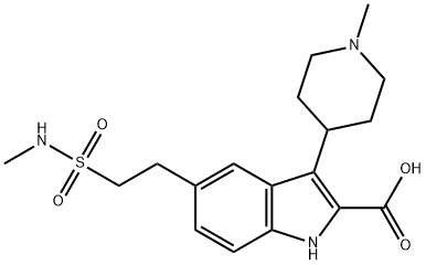 Naratriptan 2-Carboxylic Acid,874583-40-1,结构式