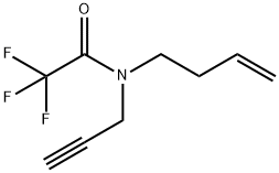 Acetamide, N-3-buten-1-yl-2,2,2-trifluoro-N-2-propyn-1-yl- Structure