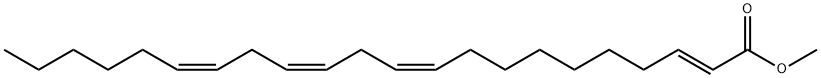 Methyl 2(E),10(Z),13(Z),16(Z)-Docosatetraenoate Structure