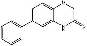 2H-1,4-Benzoxazin-3(4H)-one, 6-phenyl-,875436-61-6,结构式