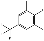 Benzene, 2-iodo-1,3-dimethyl-5-(trifluoromethyl)- Struktur