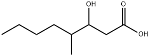 Octanoic acid, 3-hydroxy-4-methyl- Struktur