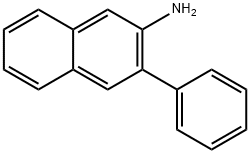 2-Naphthalenamine, 3-phenyl-,875822-75-6,结构式