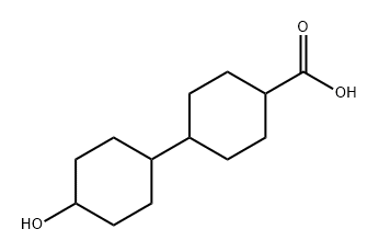 [1,1'-Bicyclohexyl]-4-carboxylic acid, 4'-hydroxy-,875855-94-0,结构式