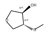 REL-(3R,4R)-四氢-4-甲氧基-3-糠醛, 876026-49-2, 结构式