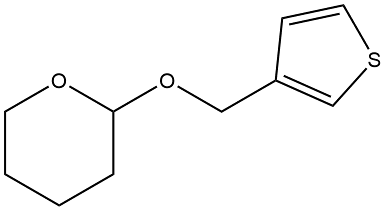 2H-Pyran, tetrahydro-2-(3-thienylmethoxy)-,876189-80-9,结构式