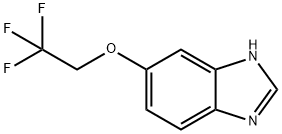 5-(2,2,2-Trifluoroethoxy)-1H-benzimidazole 结构式