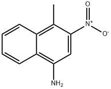 1-Naphthalenamine, 4-methyl-3-nitro- 化学構造式