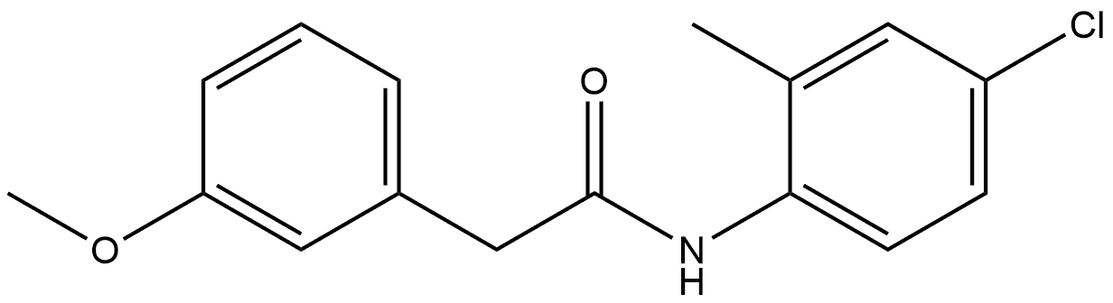 N-(4-Chloro-2-methylphenyl)-3-methoxybenzeneacetamide Structure