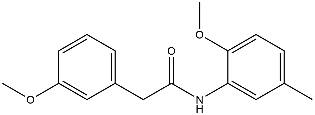 876538-83-9 3-Methoxy-N-(2-methoxy-5-methylphenyl)benzeneacetamide