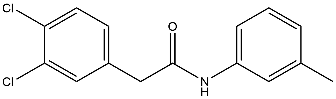 3,4-Dichloro-N-(3-methylphenyl)benzeneacetamide,876544-61-5,结构式