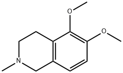 5,6-Dimethoxy-2-methyl-1,2,3,4-tetrahydroisoquinoline 结构式