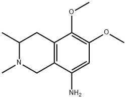 5,6-Dimethoxy-2,3-dimethyl-1,2,3,4-tetrahydroisoquinolin-8-amine 化学構造式