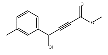 2-Butynoic acid, 4-hydroxy-4-(3-methylphenyl)-, methyl ester