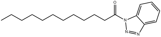 1-Dodecanone, 1-(1H-benzotriazol-1-yl)- 化学構造式