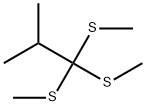 Propane, 2-methyl-1,1,1-tris(methylthio)- Struktur