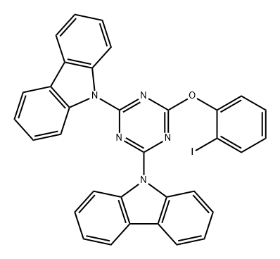 877615-03-7 9H-咔唑,9,9'-[6-(2-碘苯氧基)-1,3,5-三嗪-2,4-二基]双-(9CI)