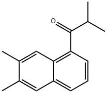 1-(6,7-Dimethylnaphthalen-1-yl)-2-methylpropan-1-one Structure