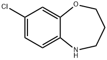 1,5-Benzoxazepine, 8-chloro-2,3,4,5-tetrahydro- 化学構造式