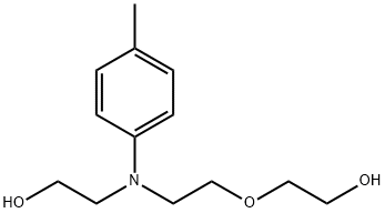 Ethanol, 2-[[2-(2-hydroxyethoxy)ethyl](4-methylphenyl)amino]- Structure