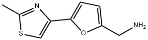 [5-(2-methyl-1,3-thiazol-4-yl)furan-2-yl]methanamine Structure