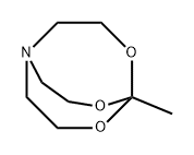 4,6,11-Trioxa-1-azabicyclo[3.3.3]undecane, 5-methyl- Structure