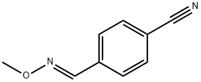 Benzonitrile, 4-[(E)-(methoxyimino)methyl]- 结构式