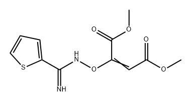 2-Butenedioic acid, 2-[[(imino-2-thienylmethyl)amino]oxy]-, 1,4-dimethyl ester