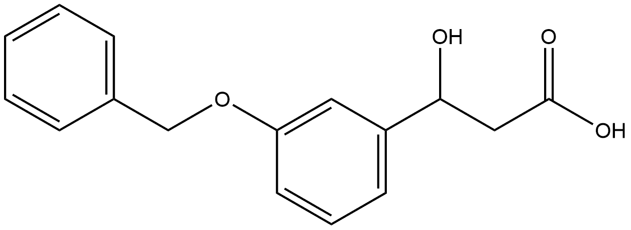 Benzenepropanoic acid, β-hydroxy-3-(phenylmethoxy)-