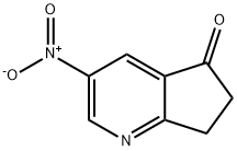 5H-Cyclopenta[b]pyridin-5-one, 6,7-dihydro-3-nitro- Structure