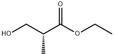(R)-(-)-3-Hydroxy-2-methyl-propionsaeureethylester Struktur