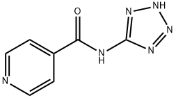 4-Pyridinecarboxamide, N-2H-tetrazol-5-yl- 结构式